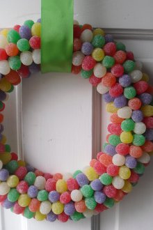 Χριστουγεννιάτικο στεφάνι μαρμελάδας