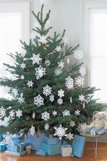 Βιβλίο νιφάδες χιονιού στο χριστουγεννιάτικο δέντρο