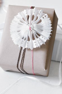 Στρογγυλό χαρτί νιφάδα