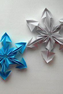 Χαρτί αρθρωτή νιφάδα χιονιού