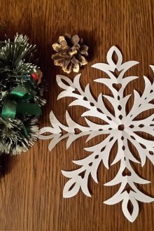 Χριστουγεννιάτικο χαρτί νιφάδα