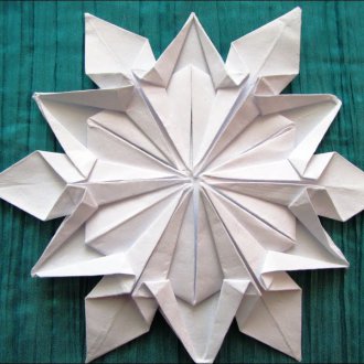 Χαρτιά νιφάδες χαρτιού Origami