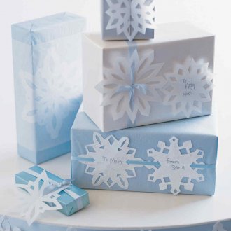 Βιβλίο νιφάδες χιονιού στη διακόσμηση