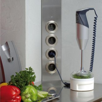 Γωνιακή ηλεκτρική πρίζα