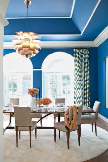 Art Nouveau Μπλε Καθιστικό