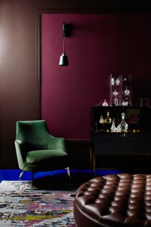 Καφέ πάνελ τοίχου