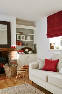 Βουργουνδίας ύφασμα στο εσωτερικό