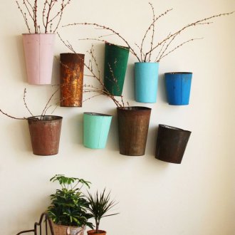 Γλάστρες στο εσωτερικό