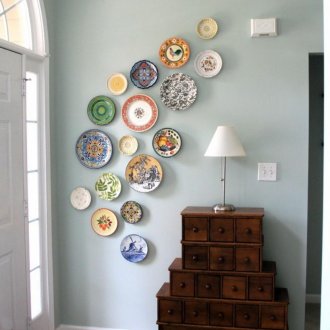 Η διακόσμηση στο διάδρομο