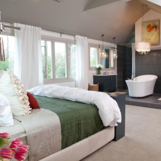 Υπνοδωμάτιο με σοφίτα