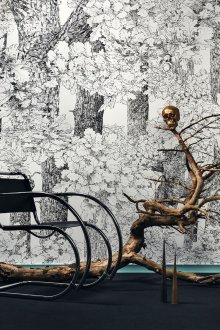 Pintura de paret en blanc i negre
