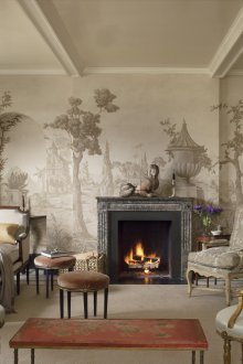 Τοίχο ζωγραφική σε στυλ provence