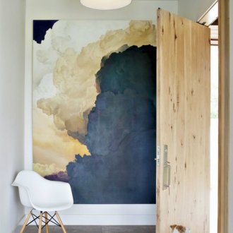 Διακοσμητικό τοίχο αποχωρητήριο