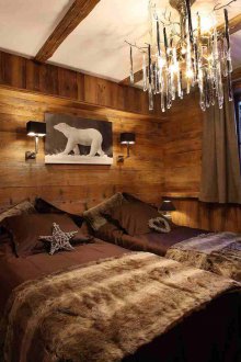 Διακόσμηση τοίχου σαλέ