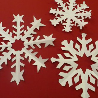 Μπλέ νιφάδα χιονιού