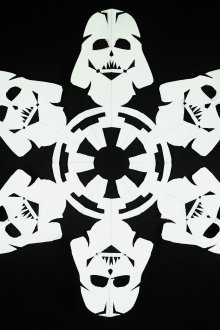 Star Wars χαρτί νιφάδες χιονιού