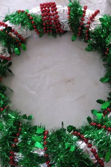 Χριστουγεννιάτικο στεφάνι πούλιες