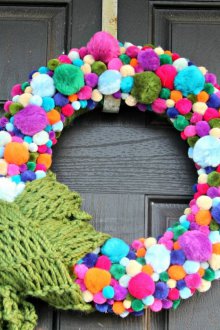 Μαλακό στεφάνι Χριστουγέννων