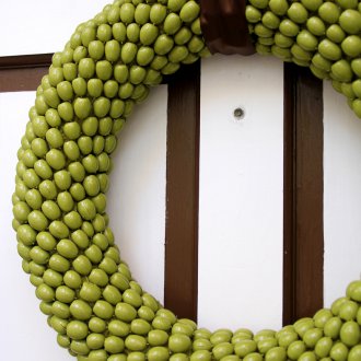 Χριστουγεννιάτικο στεφάνι βελανιδιάς