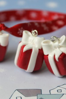 Πολυμερή πηλός Χριστουγεννιάτικα δέντρα