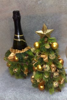 Σαμπάνια Χριστουγεννιάτικο δέντρο