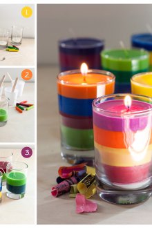 Κεριά ως δώρο για το Νέο Έτος