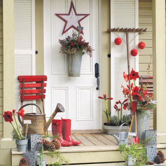 Ρουστίκ ντεκόρ πόρτας