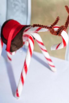 Χριστουγεννιάτικα ελάφια από καραμέλα