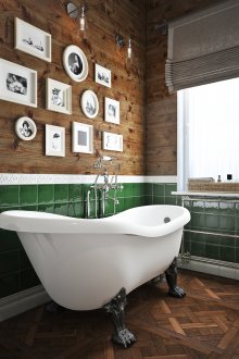 Μπαλκόνι με ρετρό στυλ χωρίς τουαλέτα