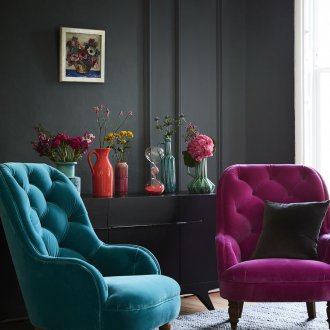 Contrastkleuren in het interieur