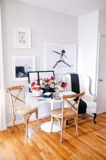 Ο συνδυασμός κρύου και ζεστού χρώματος στο εσωτερικό