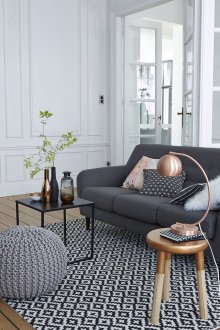 Μονόχρωμο εσωτερικό σαλόνι