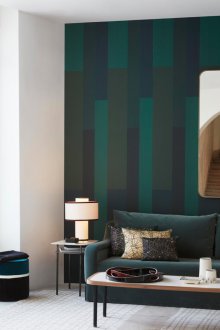 Ο συνδυασμός των πράσινων αποχρώσεων στο εσωτερικό