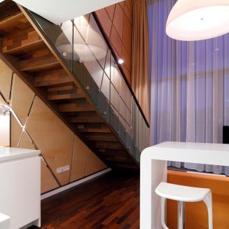 High-tech duplex leilighet