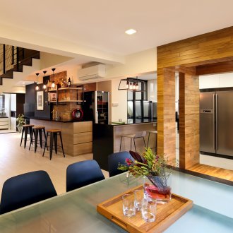 Dupleksleilighet med trepynt