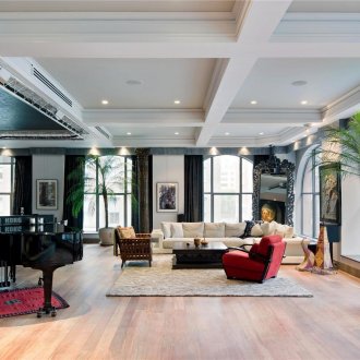 Tosidig leilighet med panoramavinduer