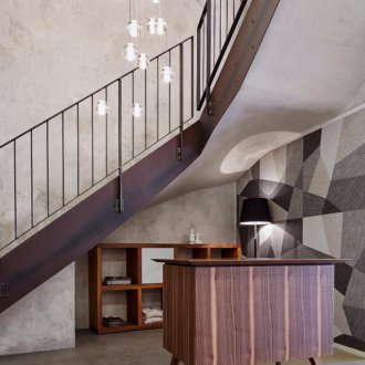 Tosidig leilighet i retrostil