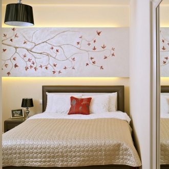 Combinando papel de parede com decoração do quarto