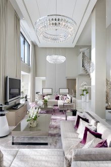 Oriental στιλ στυλ στο σαλόνι