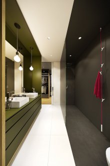 Φινίρισμα ελιάς στο μπάνιο