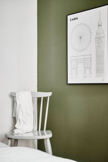 Χρώμα ελιάς στο υπνοδωμάτιο