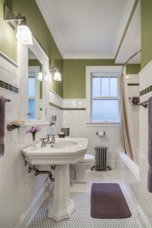 Χρώμα ελιάς στο μπάνιο