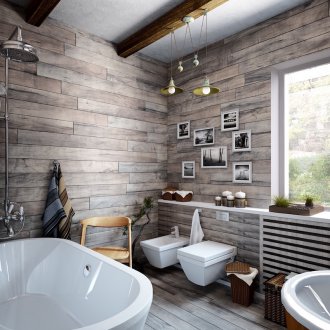 Διακοσμητικά ράφια στο μπάνιο