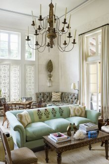 Κλασικό μάρμαρο στο σαλόνι