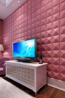 PVC πάνελ ροζ