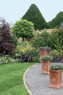 Καλλωπιστικά θάμνοι μπροστά από το σπίτι