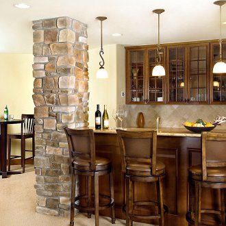 Μπαλκόνι διακοσμητικό σε πέτρα απομίμηση μίμησης