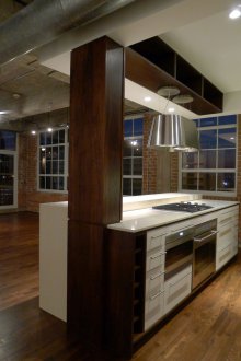 Wenge στήλη στο εσωτερικό