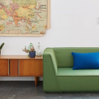 Πράσινα έπιπλα στο εσωτερικό