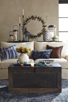 Αμερικάνικο μπλε έπιπλα στυλ